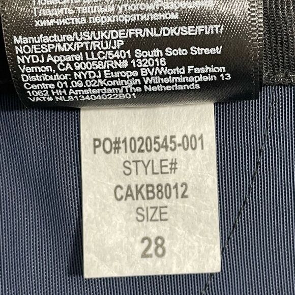 NWT NYDJ Curves 360 Wide Leg Linen Blend Pants Plus Size 28 Trouser - Picture 11 of 11